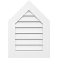 Peaked Top Surface Mount PVC Gable Vent O18125