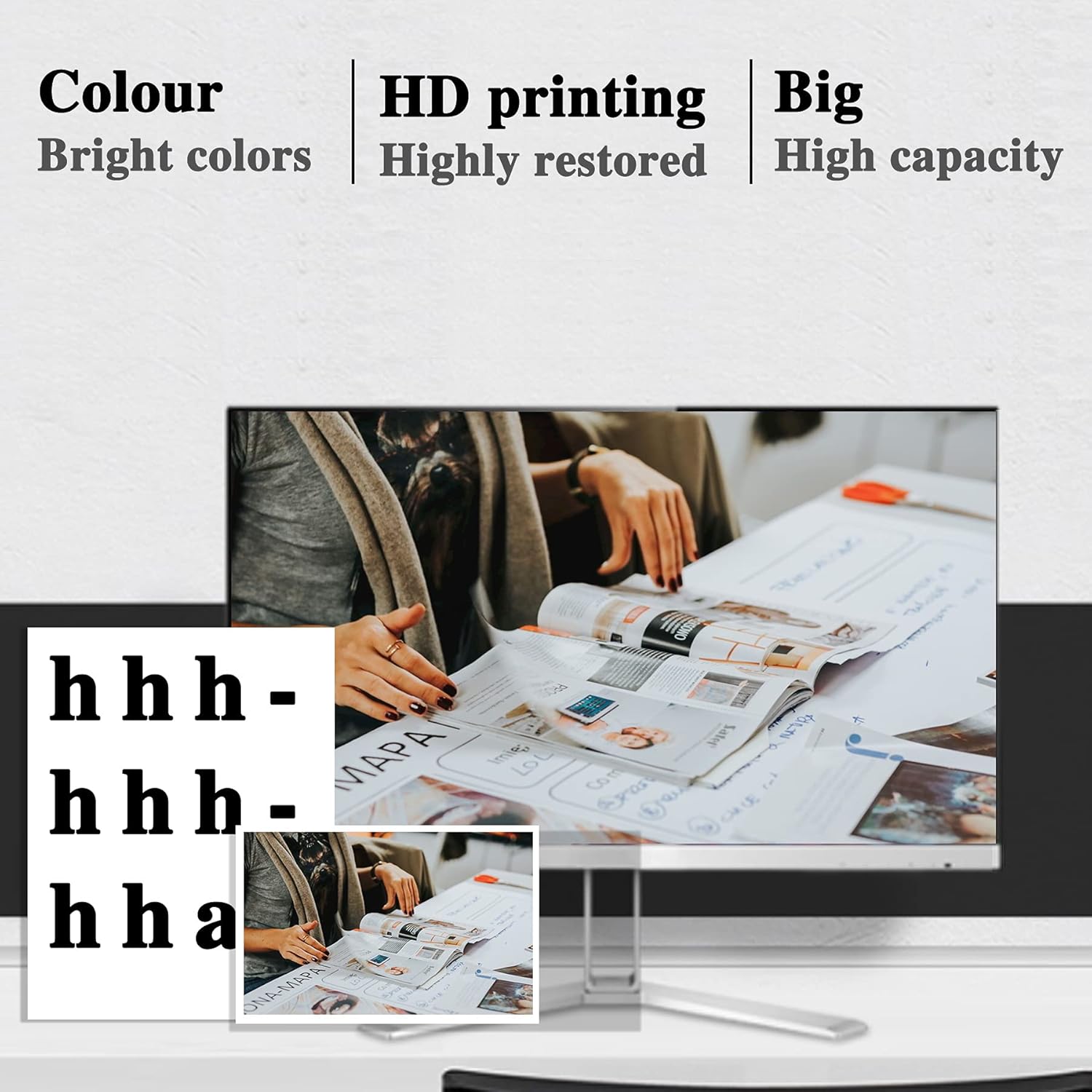 2 Pack Black Ink Cartridge for HP Printer H5771
