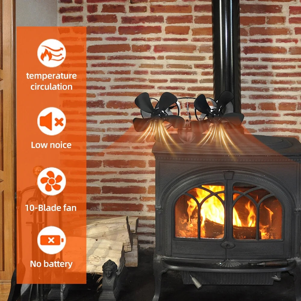 Powered Log for Wood Fireplace S71735