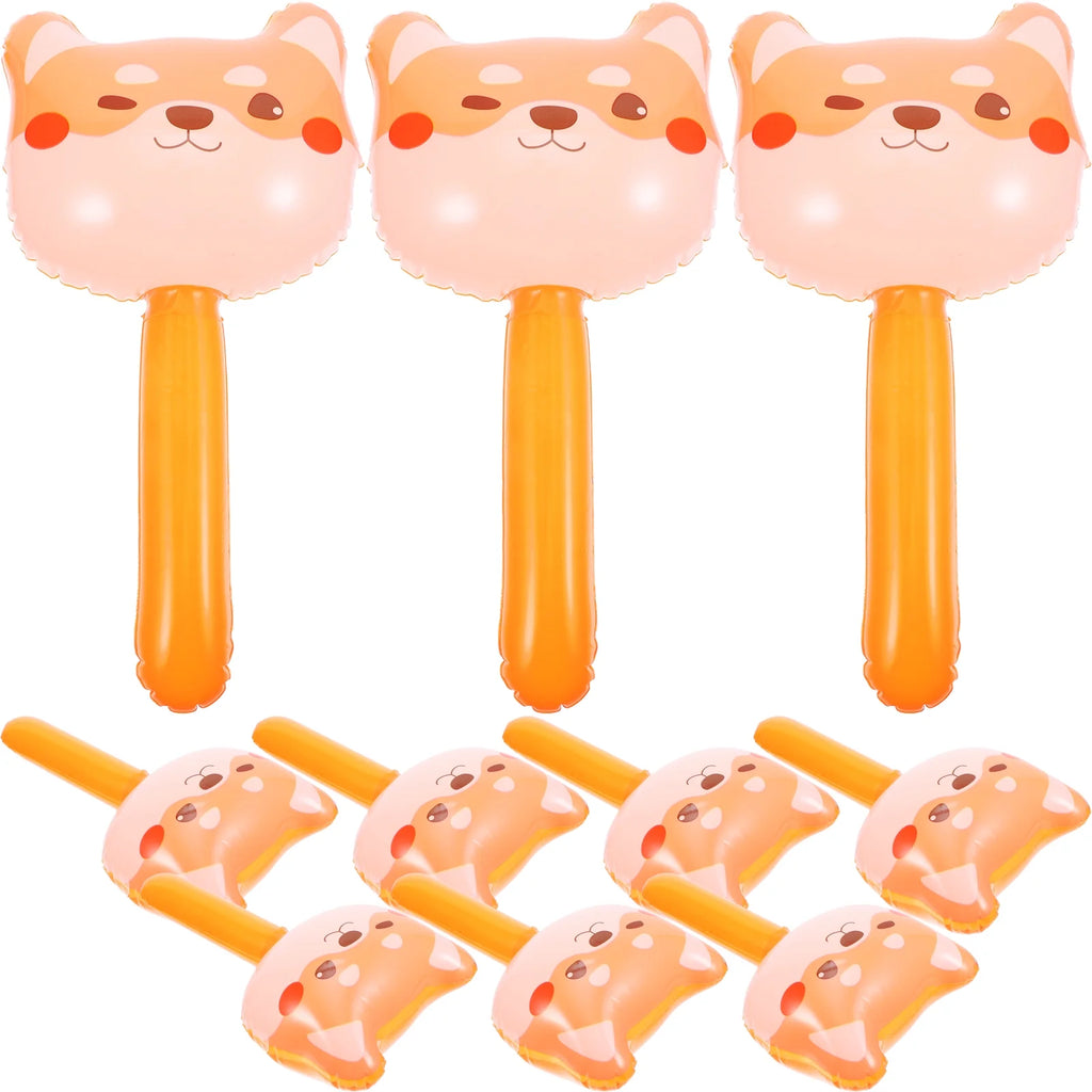 10pcs Inflatable Hammer Toys with Bell U5492
