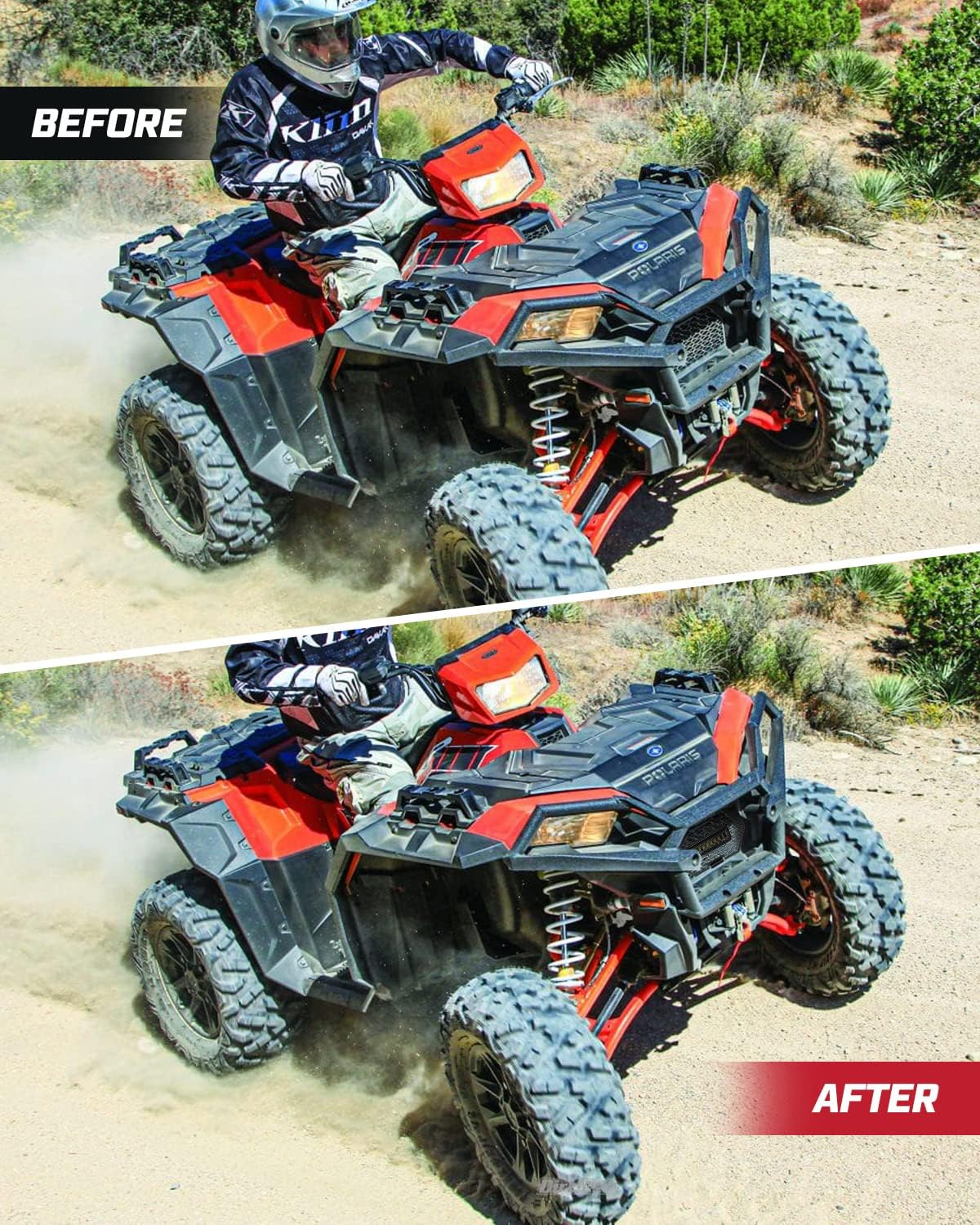 Black Front Mesh Grill with LED Light Bar, Pack of 2 Q854