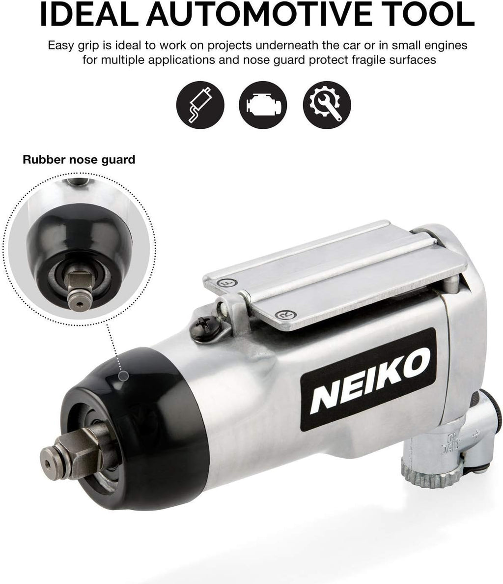 3/8" Drive Butterfly Impact Wrench, 75 Foot/Pound Torque, 10,000 RPM, Pneumatic Tool, Pack of 2 H985590