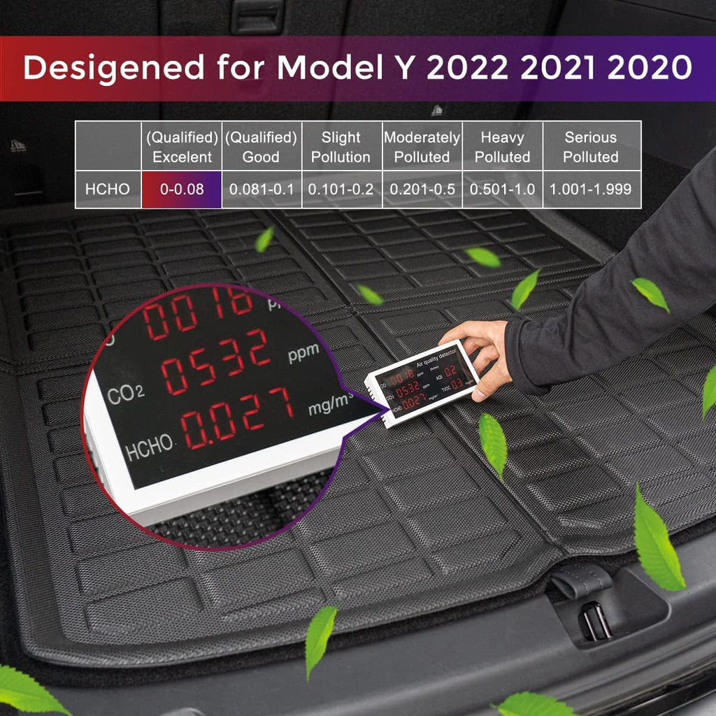 Rear Trunk Cargo Mat Waterproof Floor Mats for 5 Seater V2395