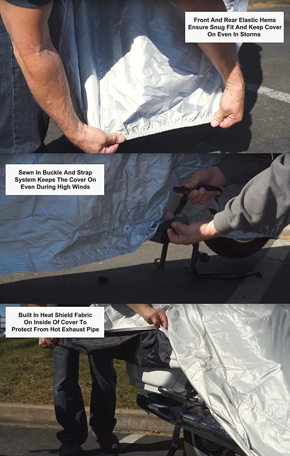 Motorcycle With Sidecar Cover U7076