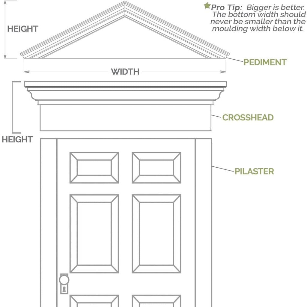Plain PVC Pilaster with Capital and Base (Pair) F99577