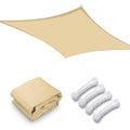 Beige Rectangle Sun Shade Canopy 20ftx23ft Z902