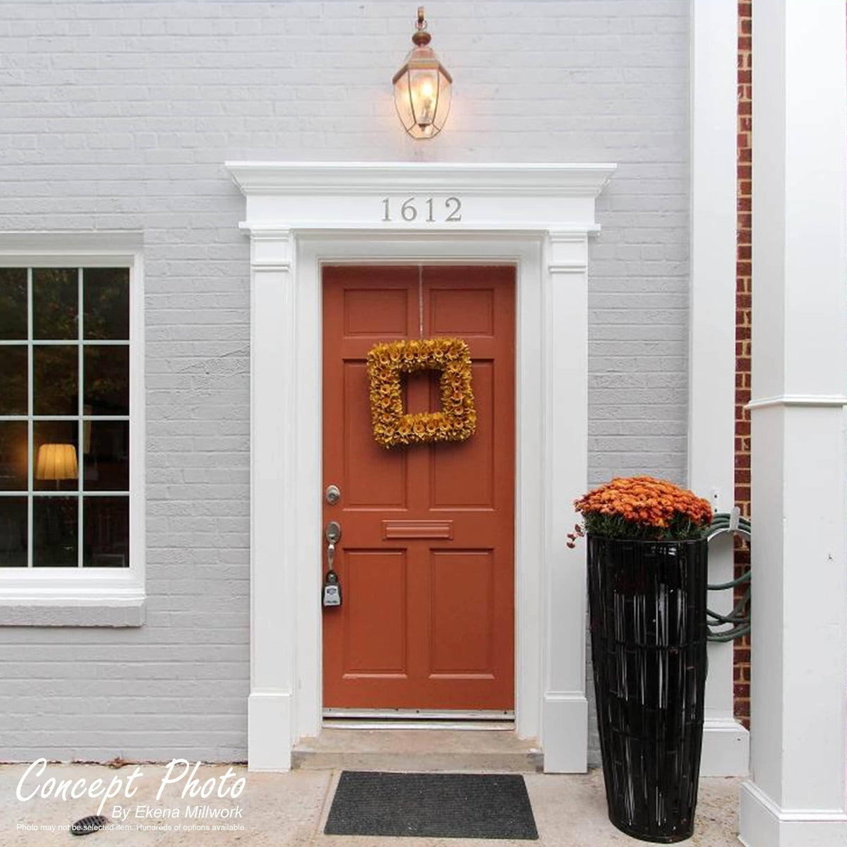 Plain PVC Pilaster with Capital and Base (Pair) F99577