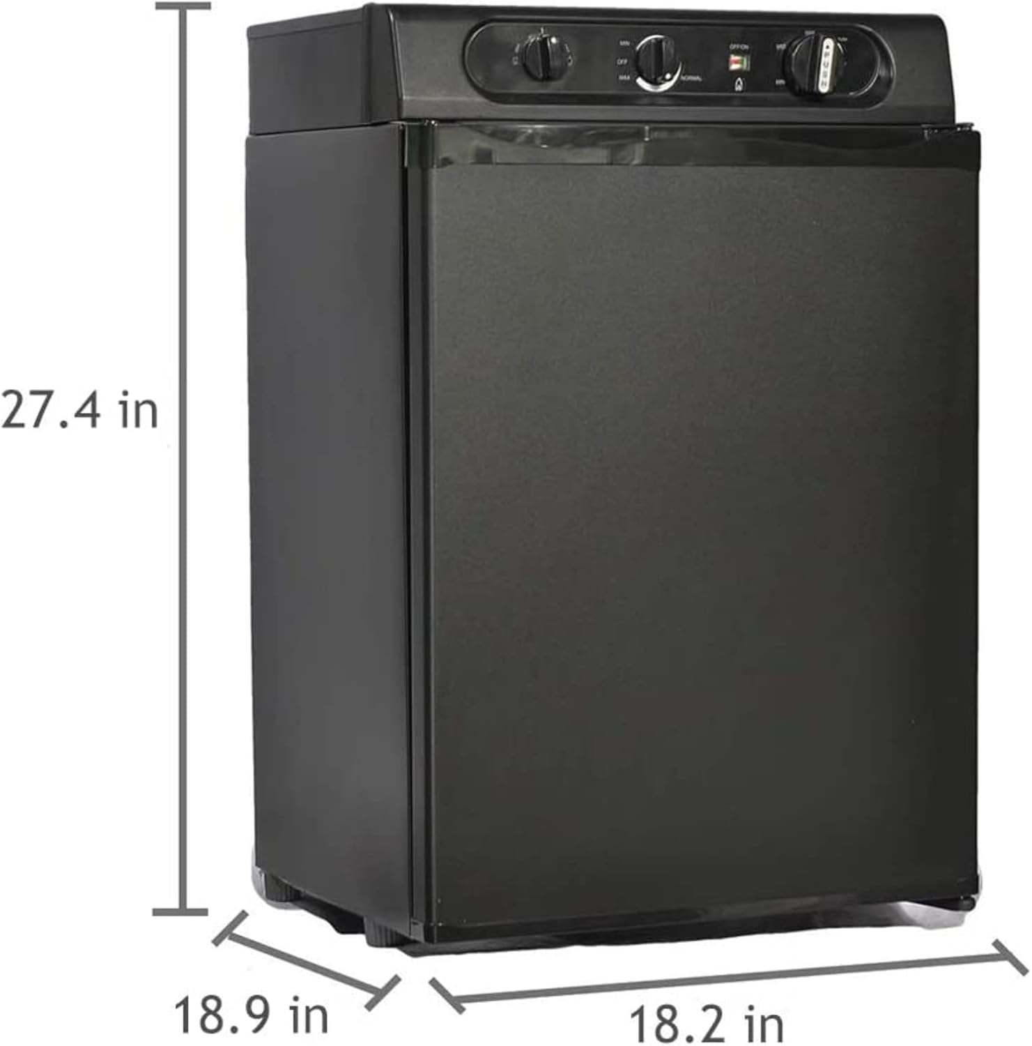 Black 2.1 Cu.ft. 3 Way Propane Refrigerator A904748