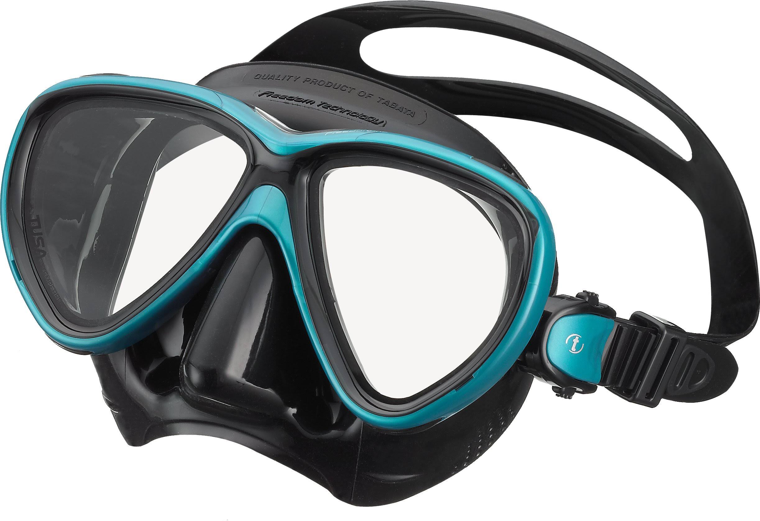 Black/Fishtail Blue Mask V578
