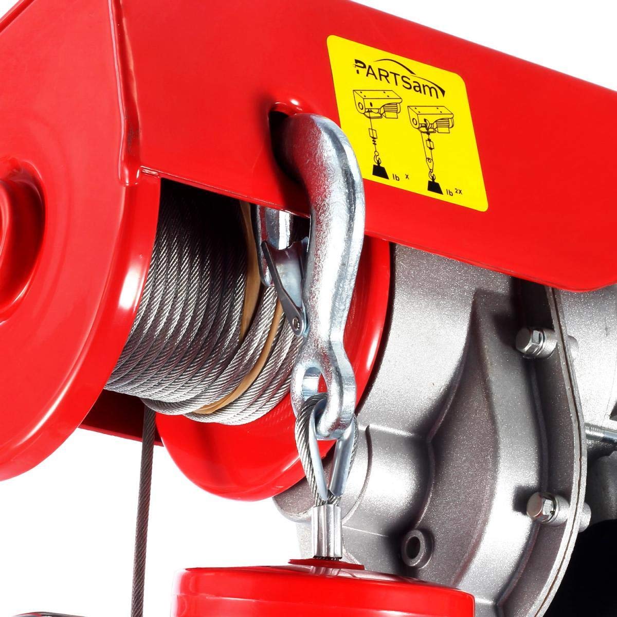 Electric Cable Hoist with Wireless Remote Control, 38ft Lift Height X923