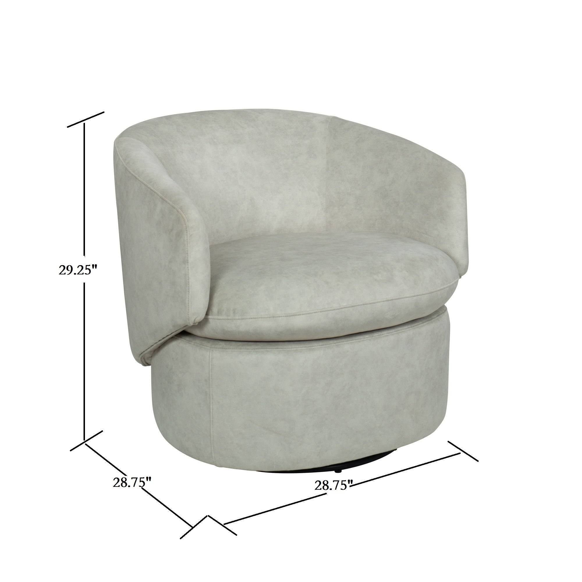 Leopard Swivel Barrel Chair T37569