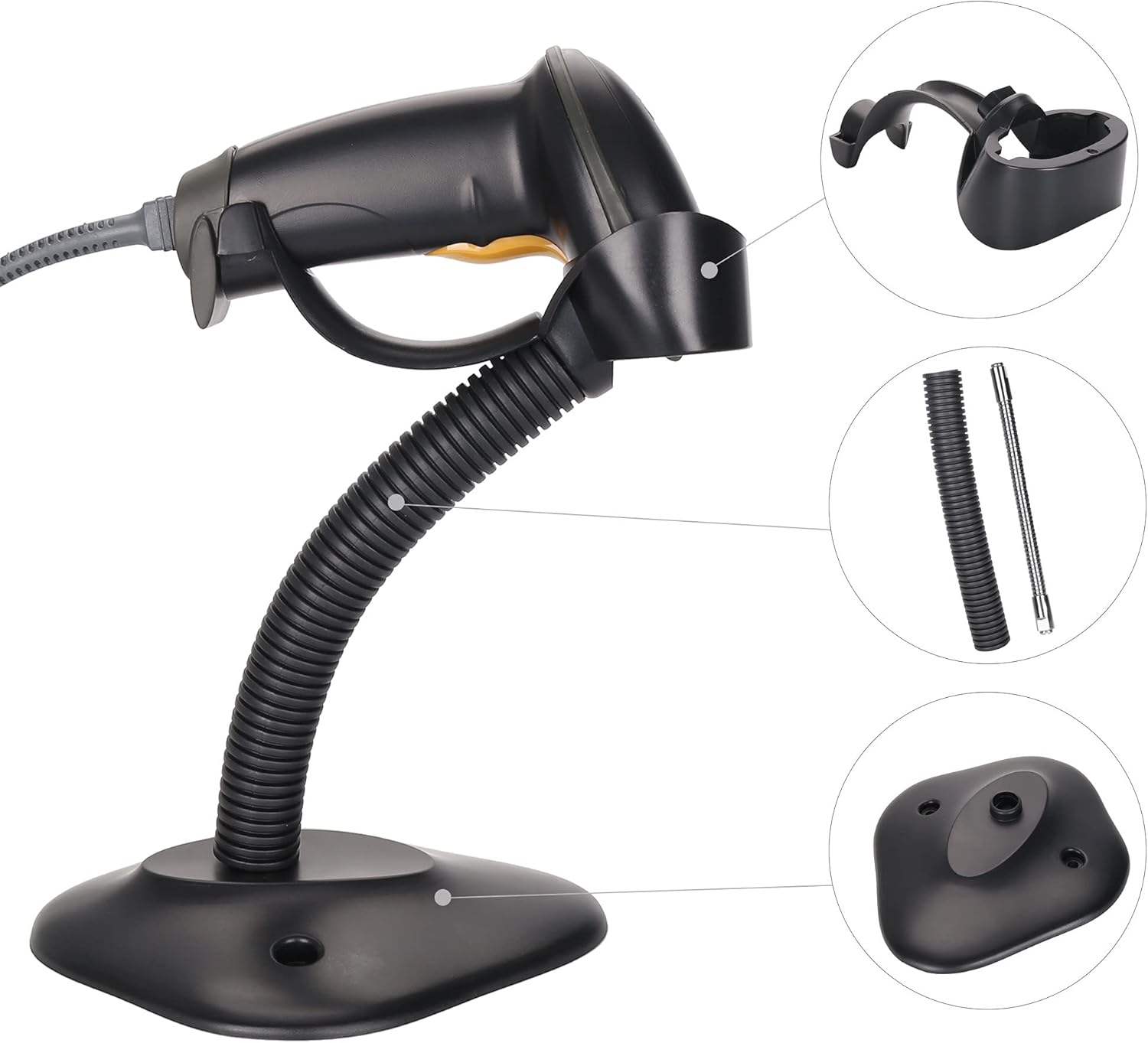 Hands Free Adjustable Barcode Scanner Stand K3447