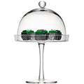 Clear Cake Stand and Cover B9656
