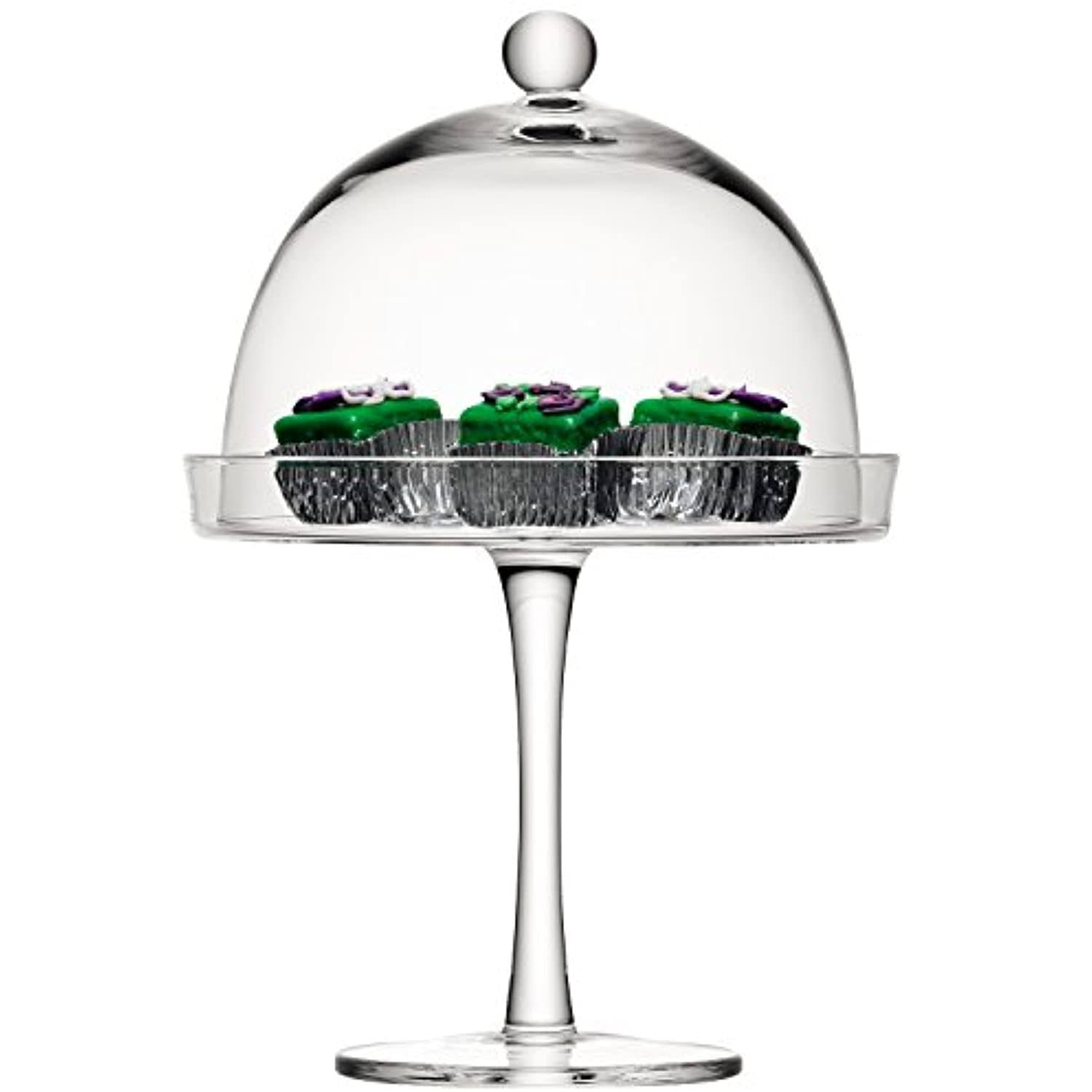 Clear Cake Stand and Cover B9656