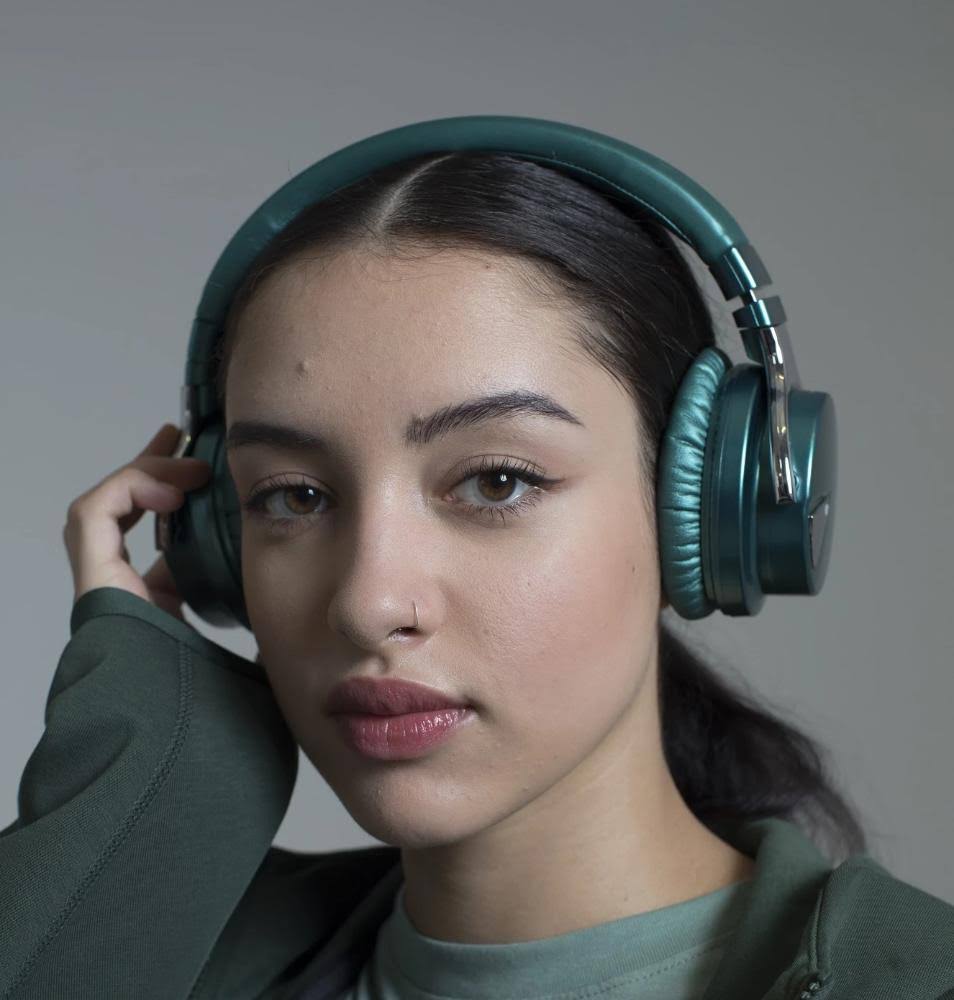 Active Noise Cancelling Wireless Bluetooth Over-ear Headphones T86428