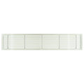 White-Gloss Solid Aluminum Fixed Bar Supply/Return Air Vent Grille Z5661