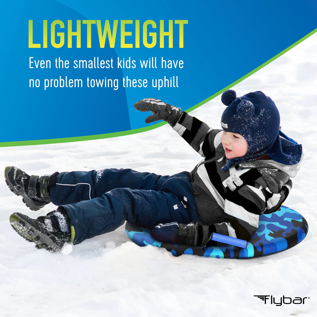 Camo Foam Saucer Disc Snow Sled for Kids B35518