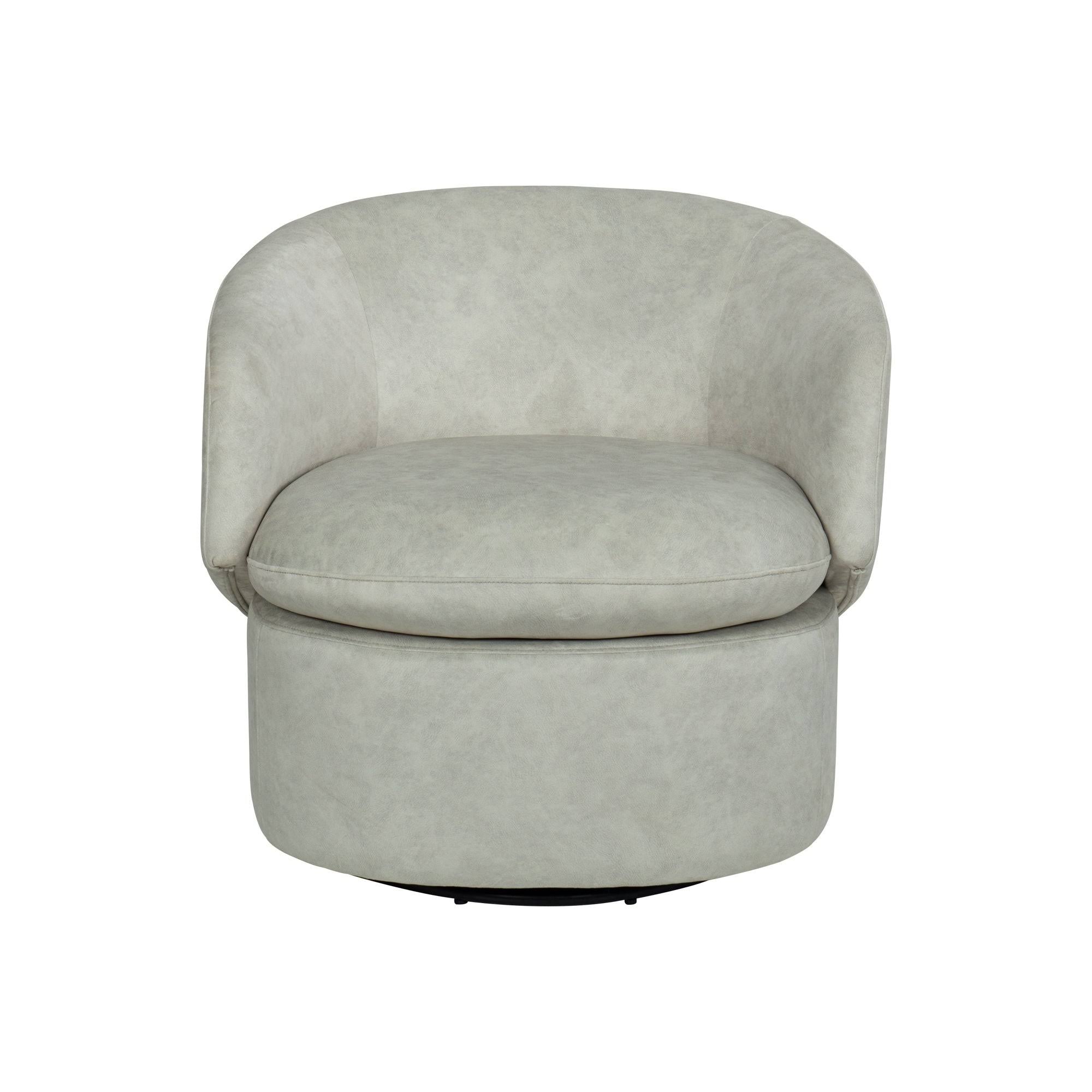 Leopard Swivel Barrel Chair T37569