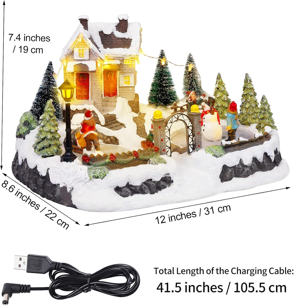 Christmas Town Village Sets Pack of 2 P242