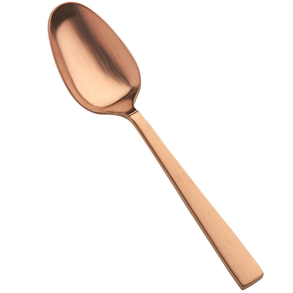 18/10 Stainless Steel Matte Rose Gold Tablespoon Serving Spoon - 12/Case U47700