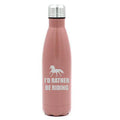 17 oz. Double Wall Vacuum Insulated Stainless Steel Water Bottle Travel Mug Cup (Rose Gold) U605252