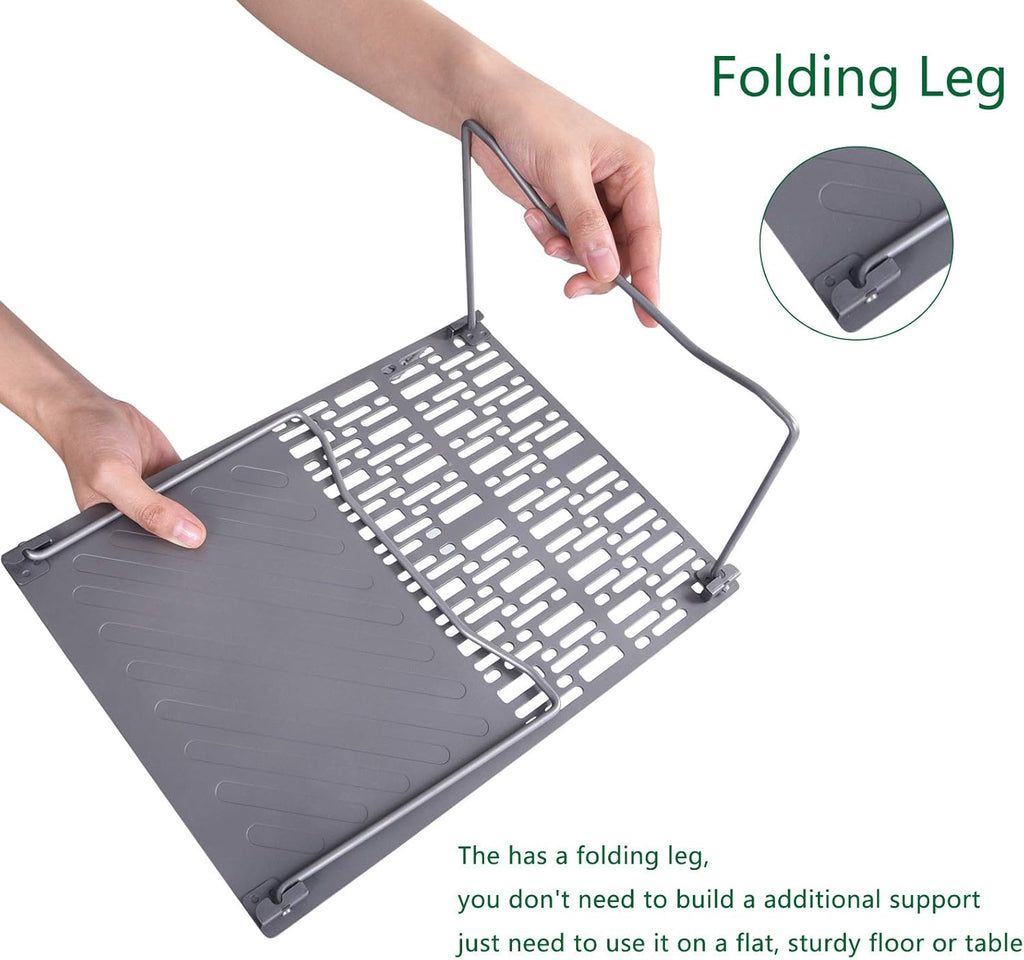 Titanium Folding Campfire Grill with Legs Q5548