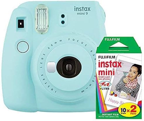 Flamingo Pink Instant Camera and 20 Exposures Film Twin Pack Bundle K6133