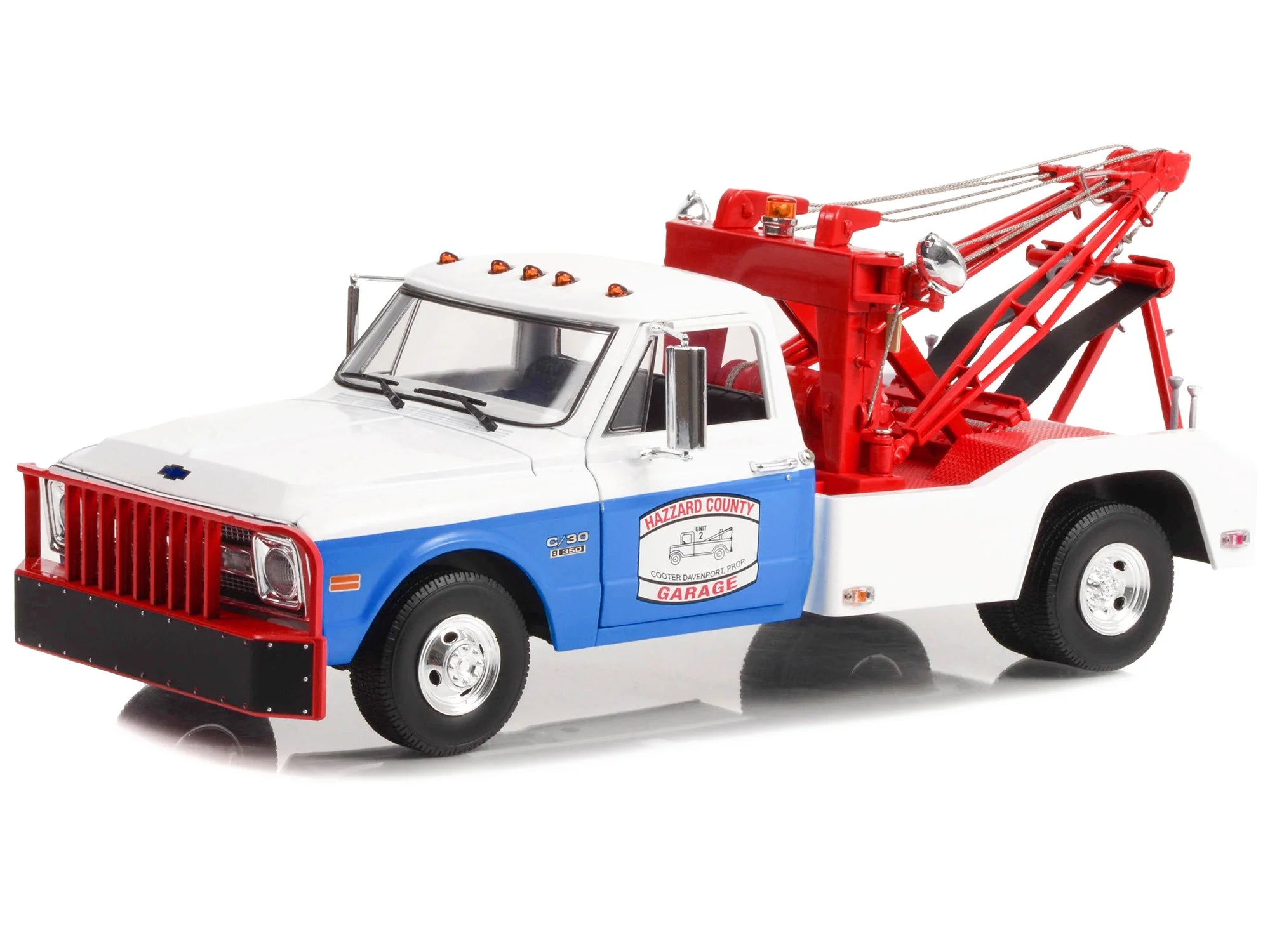 1/18 1969 Chevrolet C-30 Dually Wrecker Tow Truck P1858