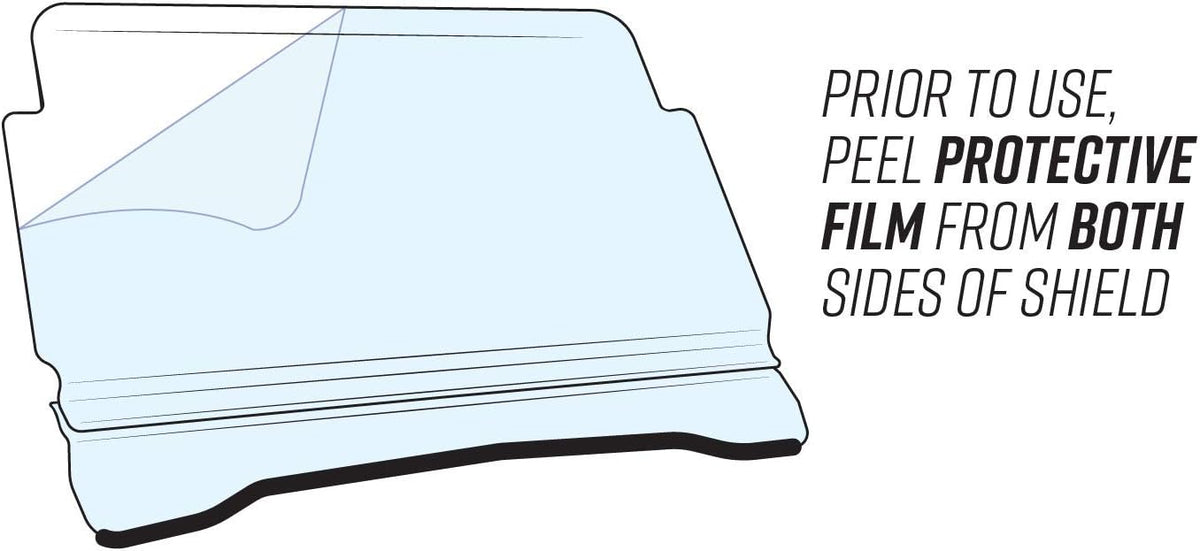 Rear Windshield 1/4" Thick Light Tint Polycarbonate F662882