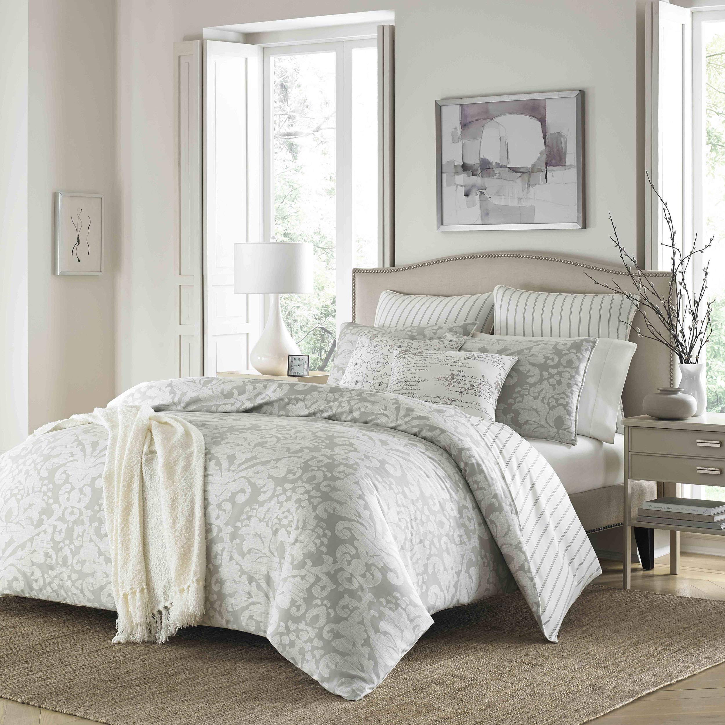 Gray Full Queen Duvet Cover Set B65510