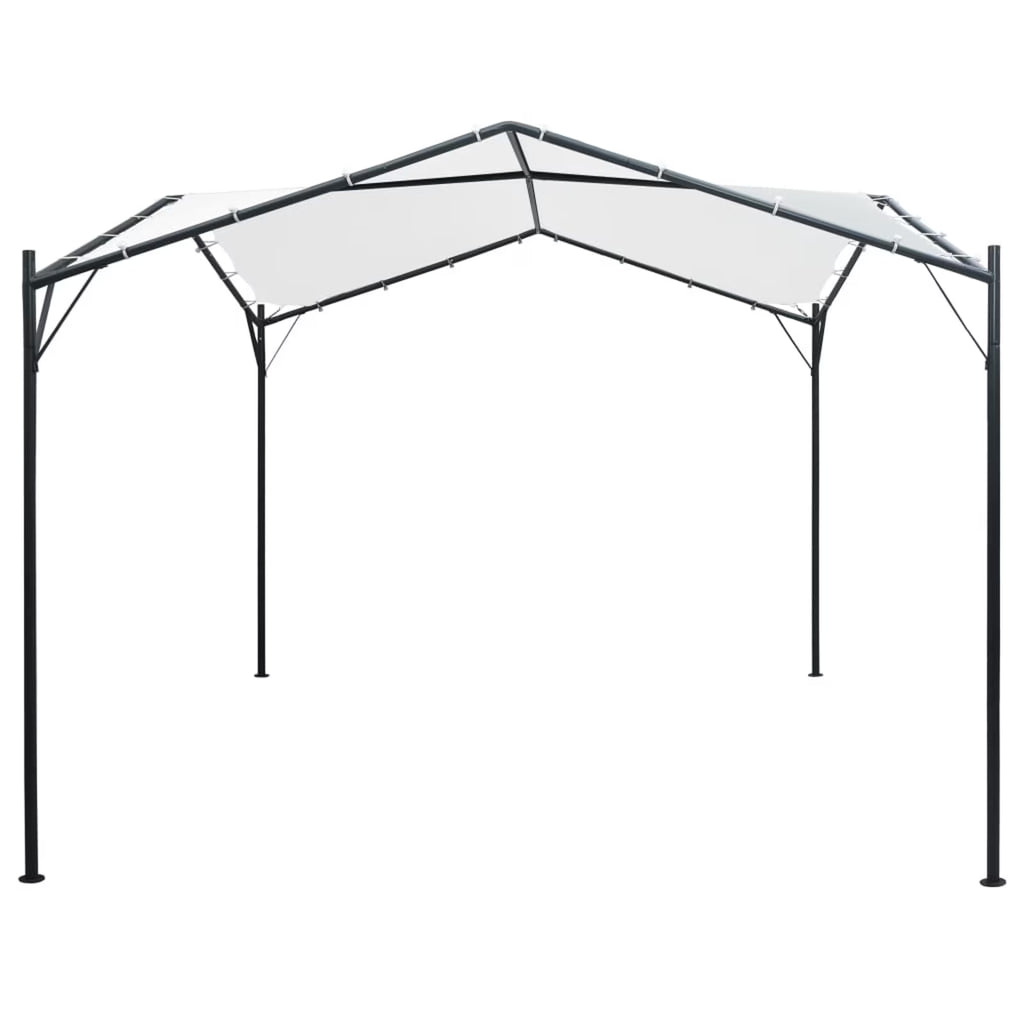 Patio Canopy 9.8'x9.8'x8.5' White Cantilever Steel Tent K553505