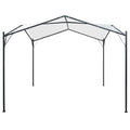 Patio Canopy 9.8'x9.8'x8.5' White Cantilever Steel Tent K553505