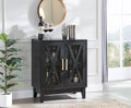 Grey Wash Sideboard with Glass Doors L540