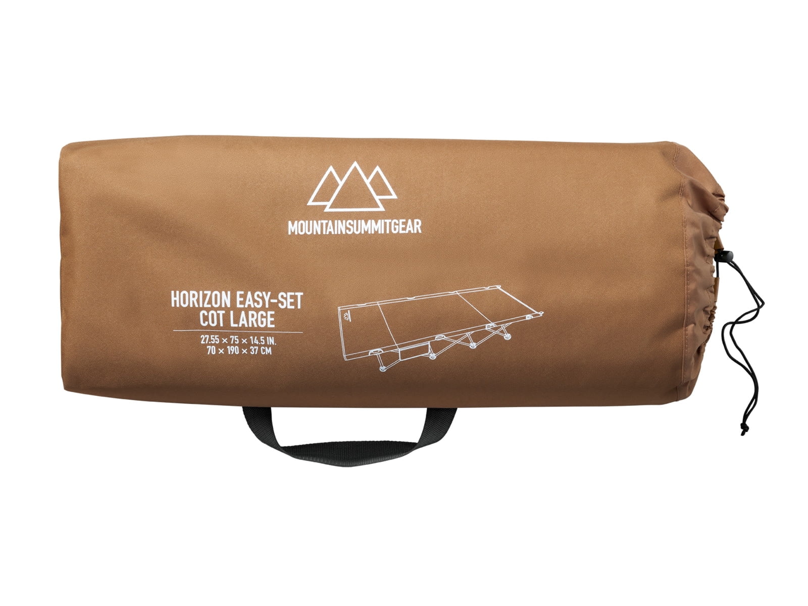 Tan 600D Polyester Cot A8233