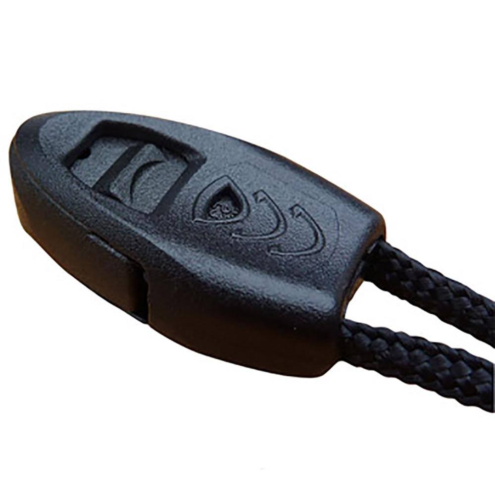 Black Zipper Pull Cord End 100 Pack S257