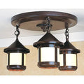 3 Light 16x22 Semi Flush Mount E404711