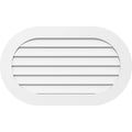 Horizontal Round Ended Surface Mount PVC Gable Vent H977673