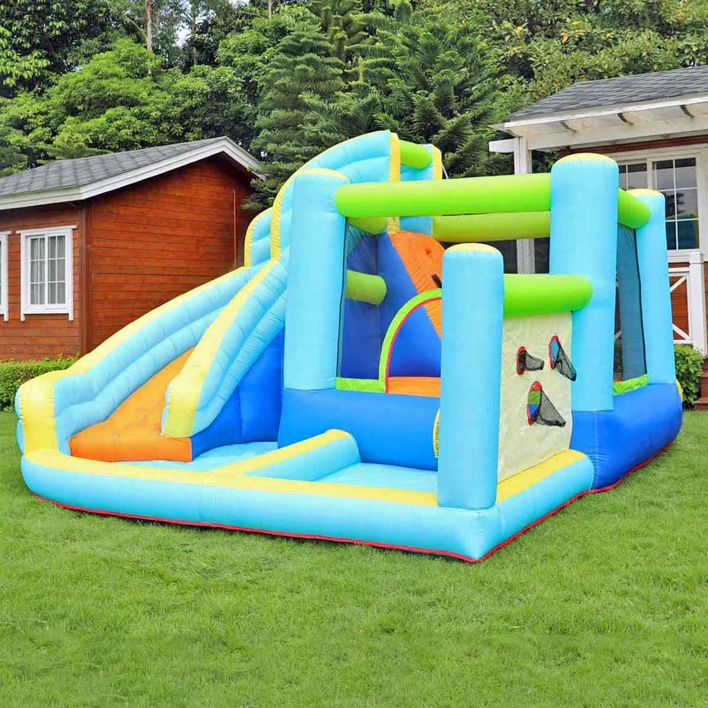 Inflatable Bounce House with Slide and Pool B469