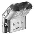 5x22 Type B Oval GAS Vent Double Wall 45 Degree Aluminum Q276956