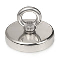 1000 lb Neodymium Fishing Magnets Dia 4.72 inch with Eyebolt A238883