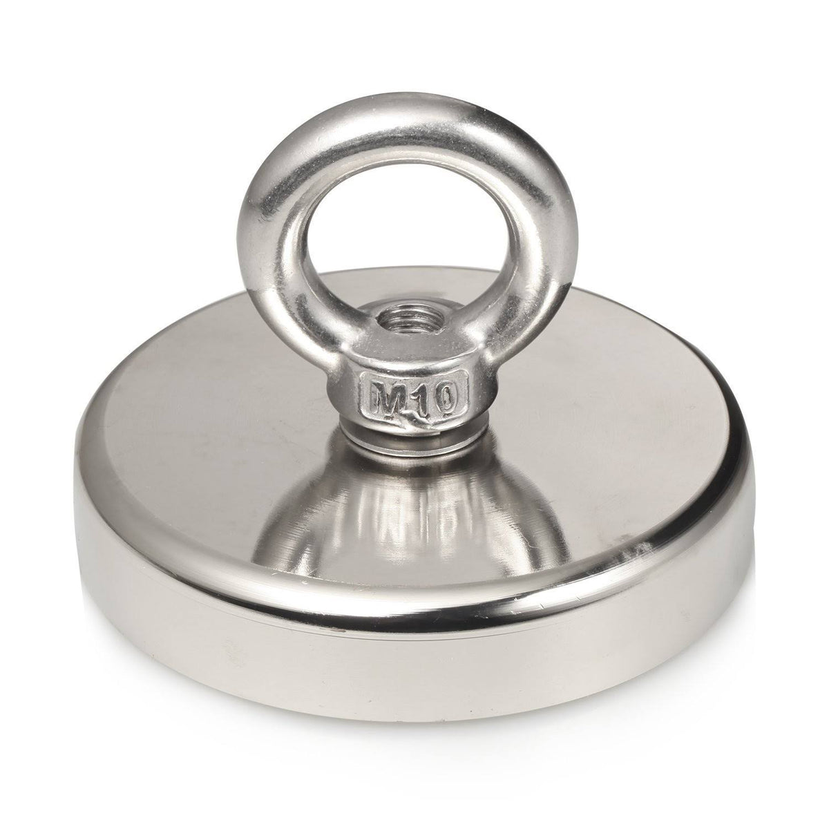 1000 lb Neodymium Fishing Magnets Dia 4.72 inch with Eyebolt A238883