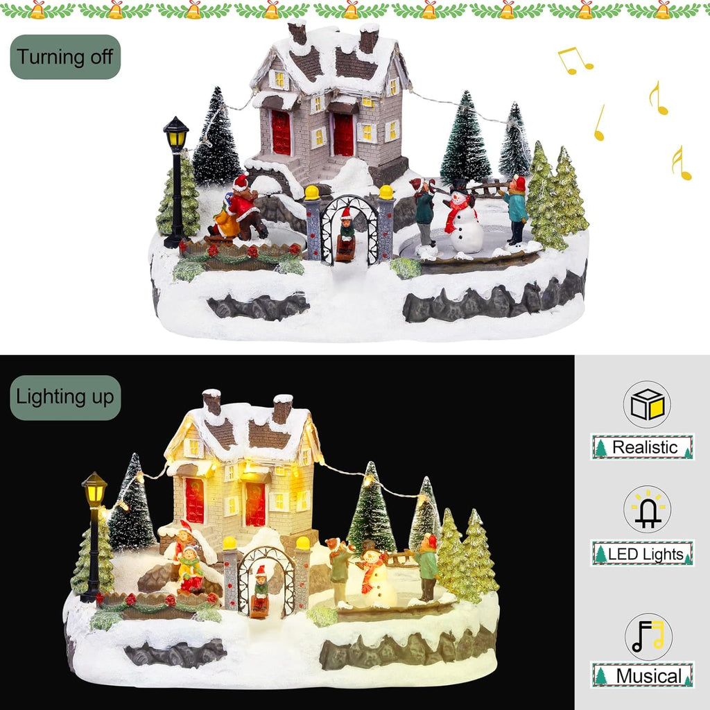 Christmas Town Village Sets Pack of 2 P242