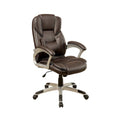 Tufted Leatherette Swivel Office Chair E24874