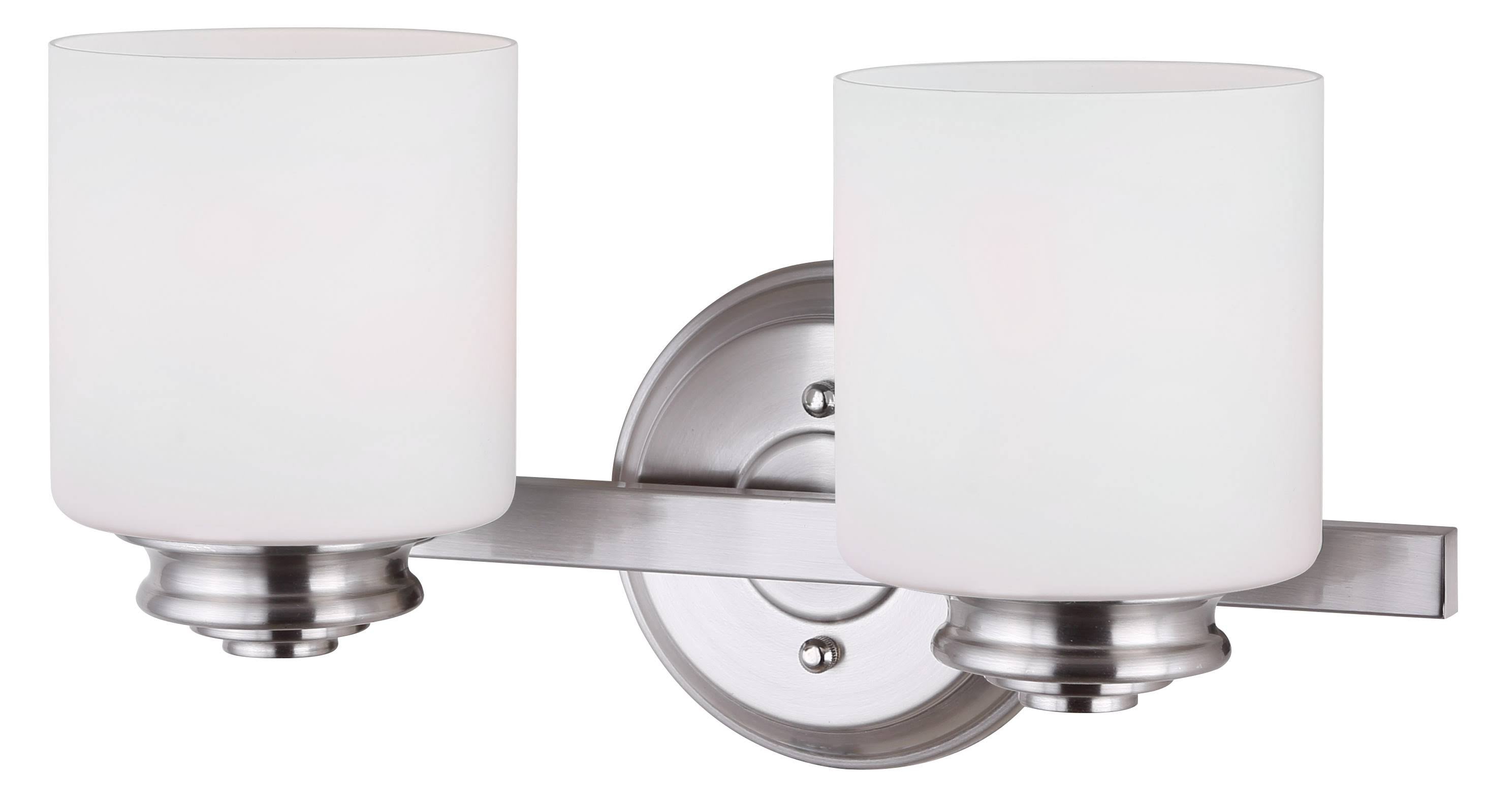 Brushed Nickel Bathroom Vanity Light T627798