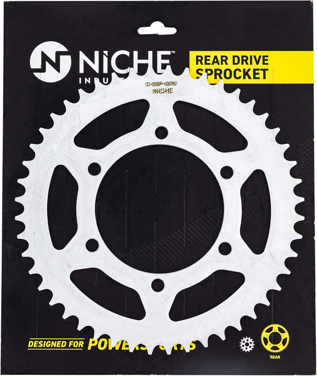 Drive Sprocket Chain Combo Front 16 Rear 48 Tooth 520NZ Standard 116 Links Pack of 2 R495066
