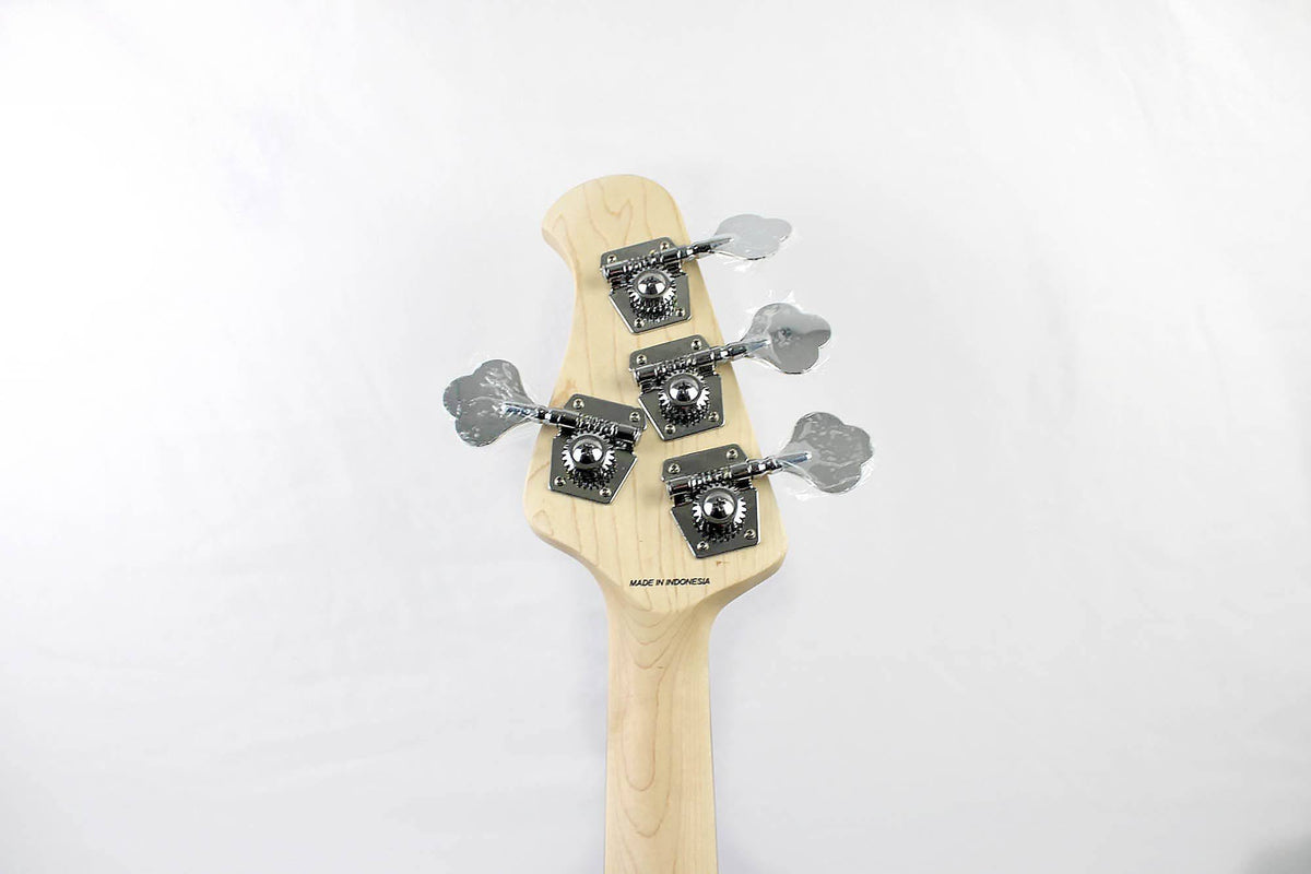Trans Blue Satin Electric Bass Guitar X3860