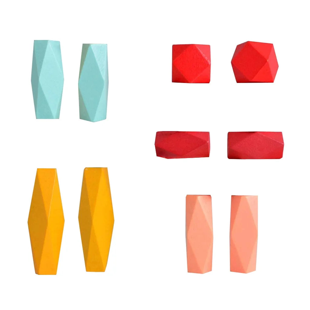 Wooden Stone Building Block Toy Stacking Game G404
