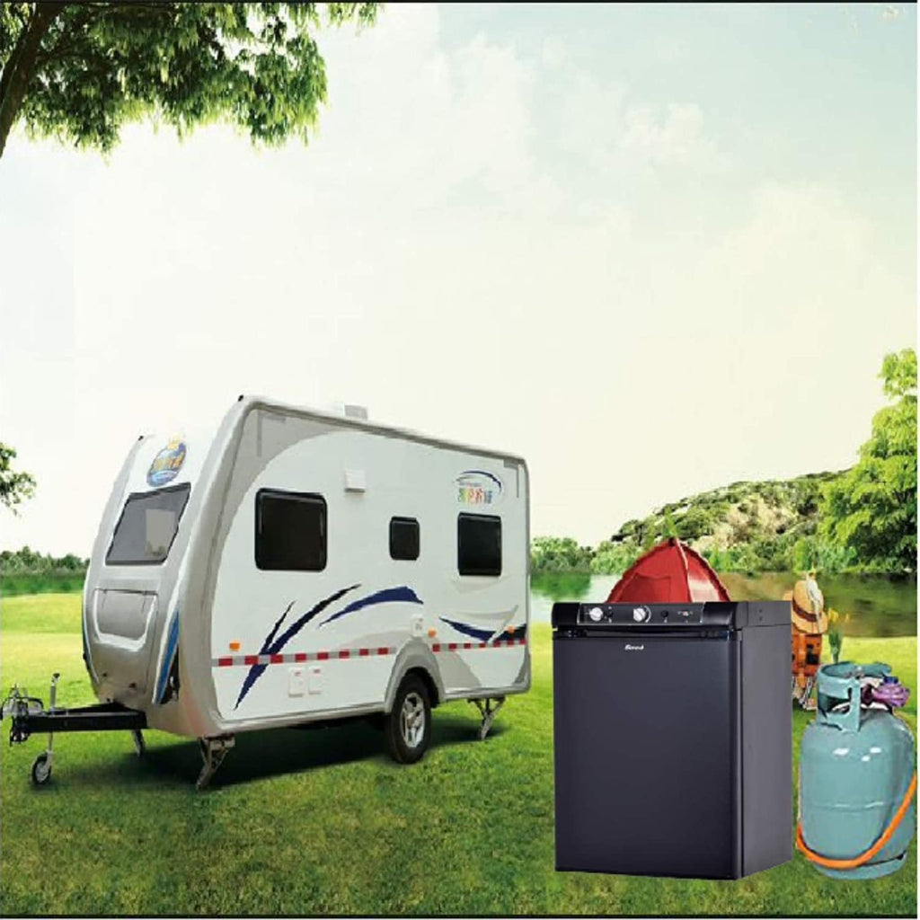 Black 2.1 Cu.ft. 3 Way Propane Refrigerator A904748