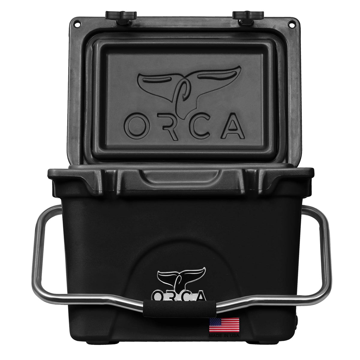 Black 20-Quart Hard-Sided Cooler L77614