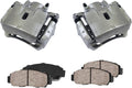 Premium Loaded OE Caliper Assembly Set with Ceramic Brake Pads C90409